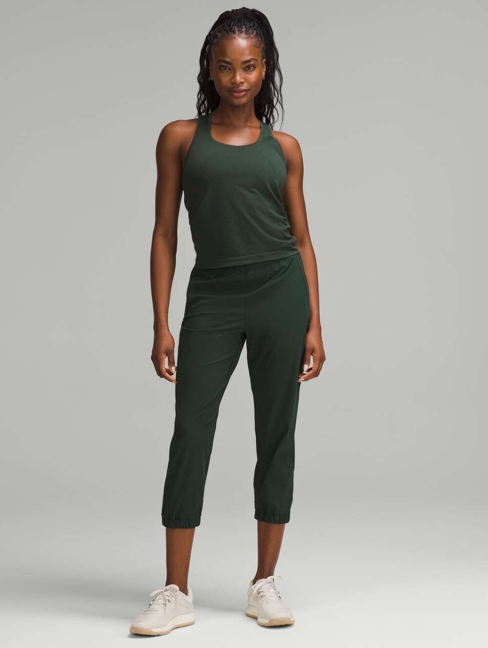 🍋 Lululemon Adapted State HR Cropped Jogger Legacy Green Size 10
